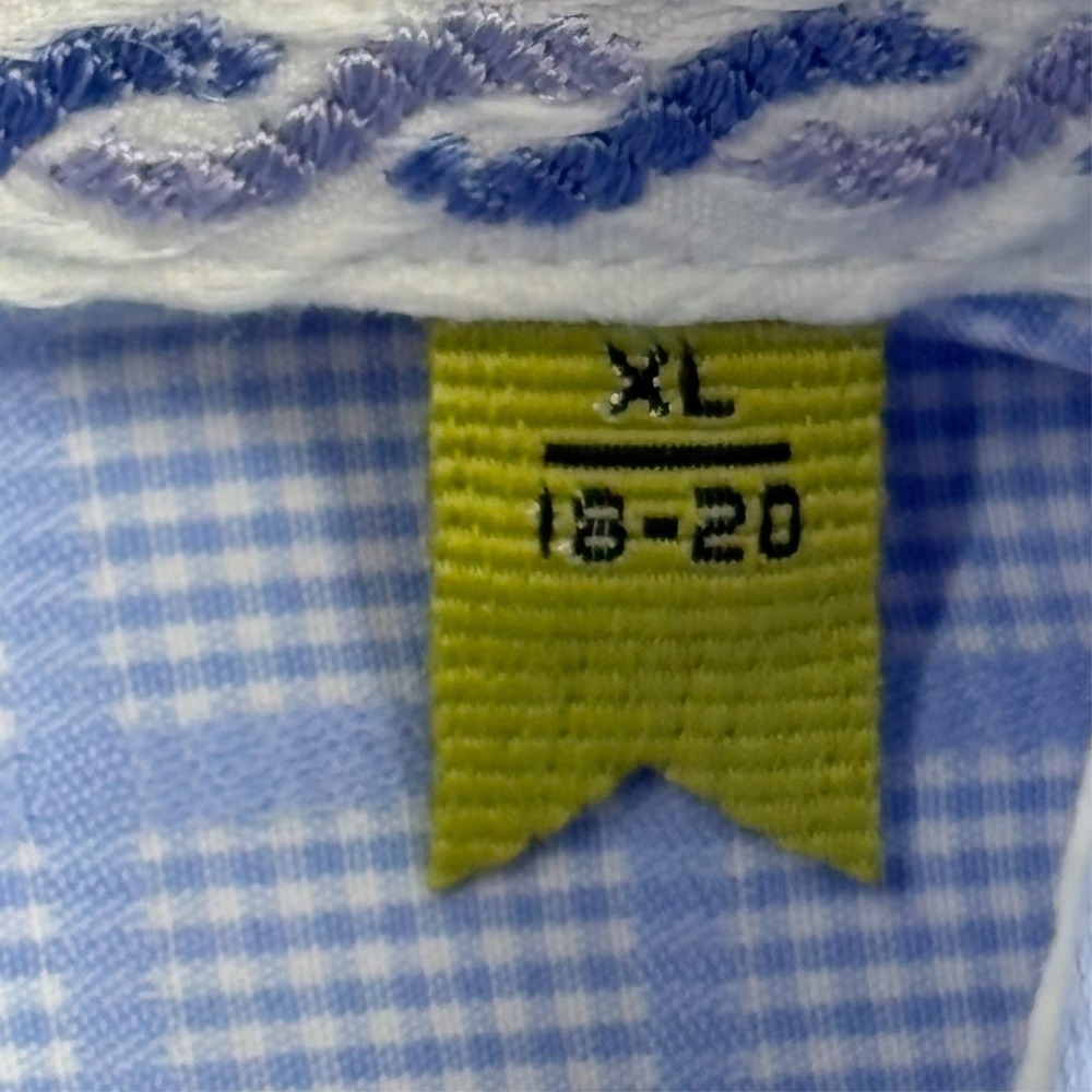 Robert Graham Long Sleeve Shirt Mens XL* Light Blue Check Spread Collar Snap - Picture 4 of 14